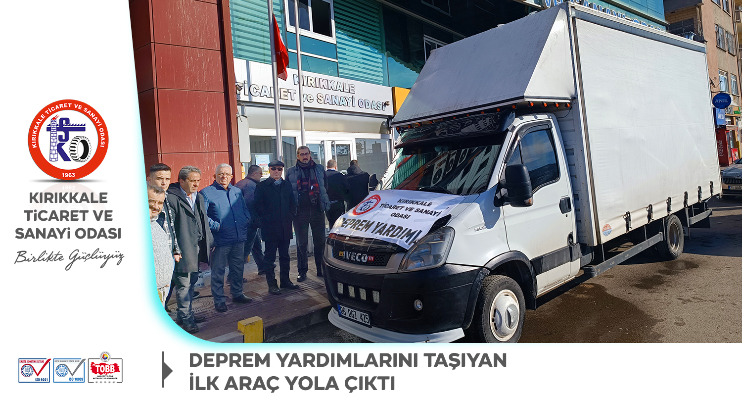 KIRIKKALE CHAMBER OF COMMERCE AND INDUSTRY HELP VEHICLE IS ON THE ROAD 